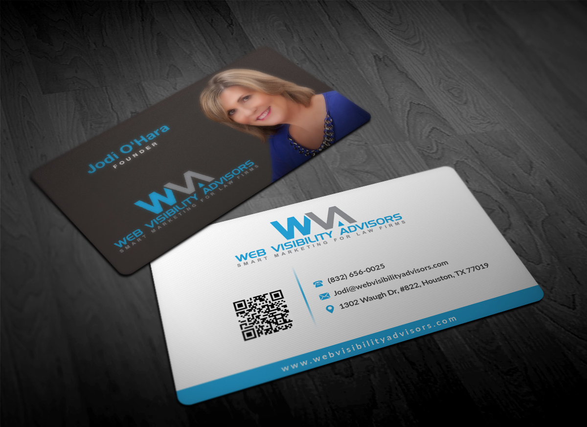 Diseño de Tarjeta de Presentación por Pointless Pixels India para Web Visibility Advisors | Diseño #12732727