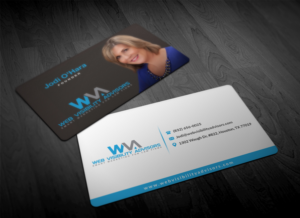 Design de Carte de Visite par Pointless Pixels India pour Web Visibility Advisors | Design : #12732770
