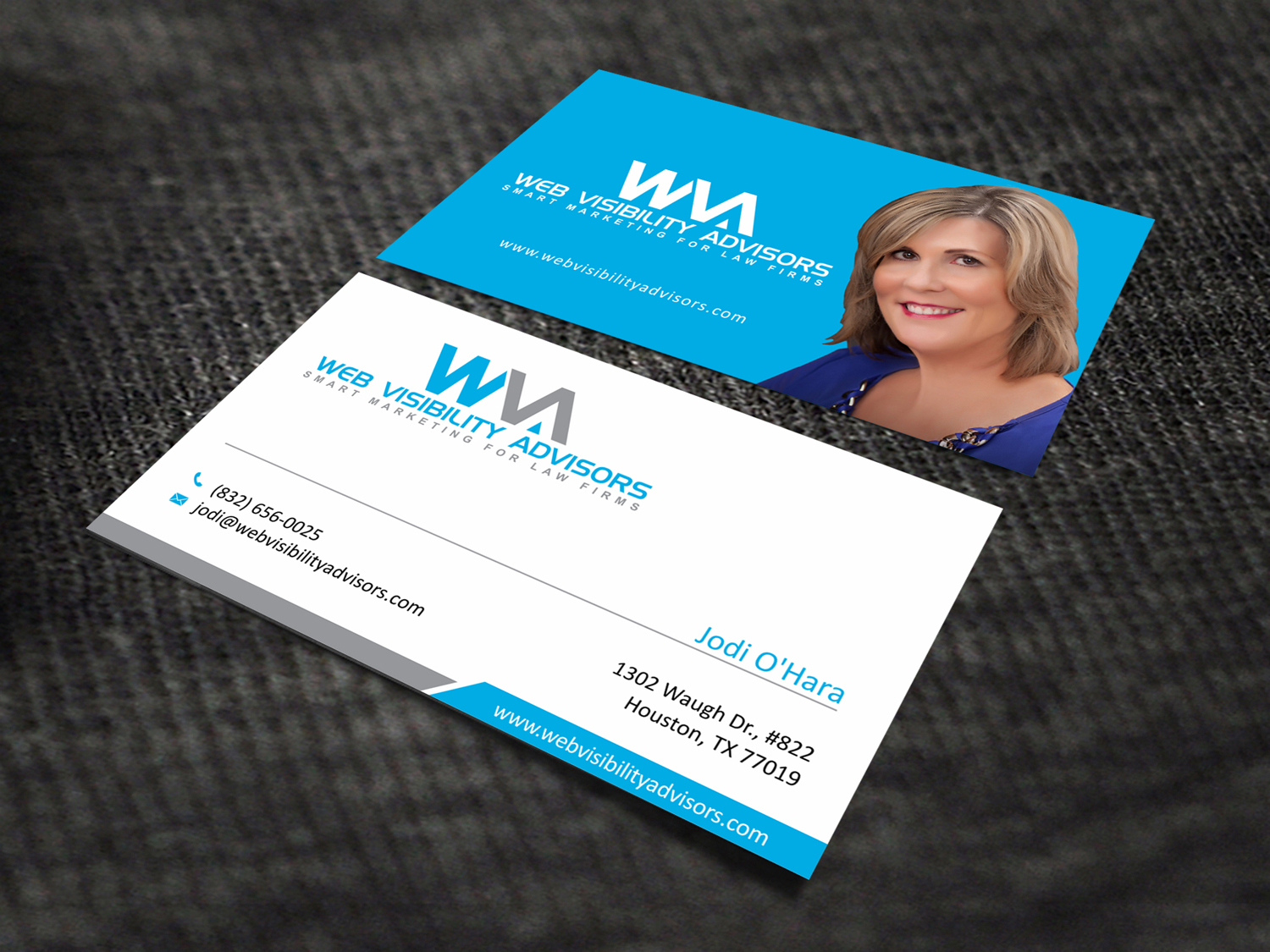 Design de Carte de Visite par SKYdesign pour Web Visibility Advisors | Design #12727350