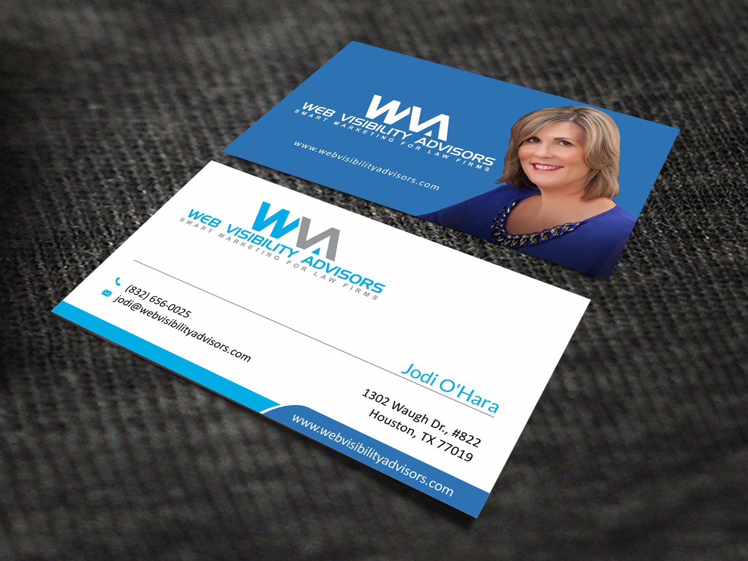 Diseño de Tarjeta de Presentación por SKYdesign para Web Visibility Advisors | Diseño #12727353