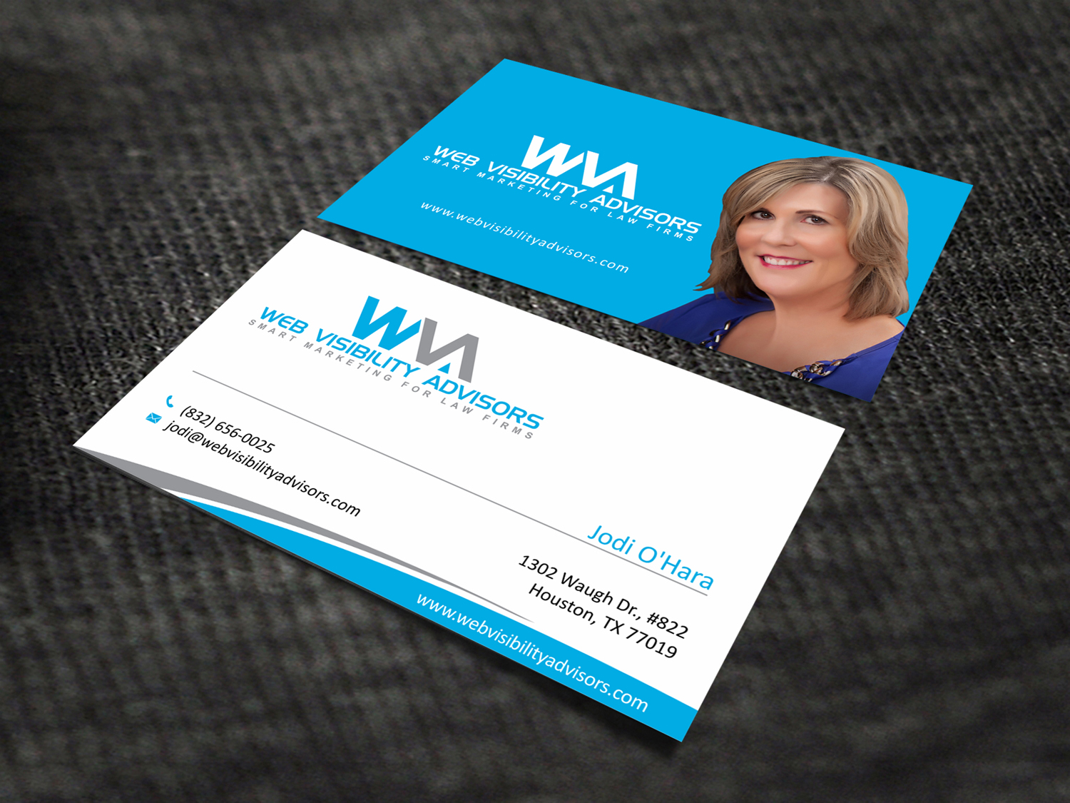 Design de Carte de Visite par SKYdesign pour Web Visibility Advisors | Design #12727355