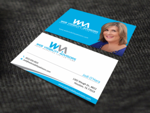 Design de Carte de Visite par SKYdesign pour Web Visibility Advisors | Design : #12727355