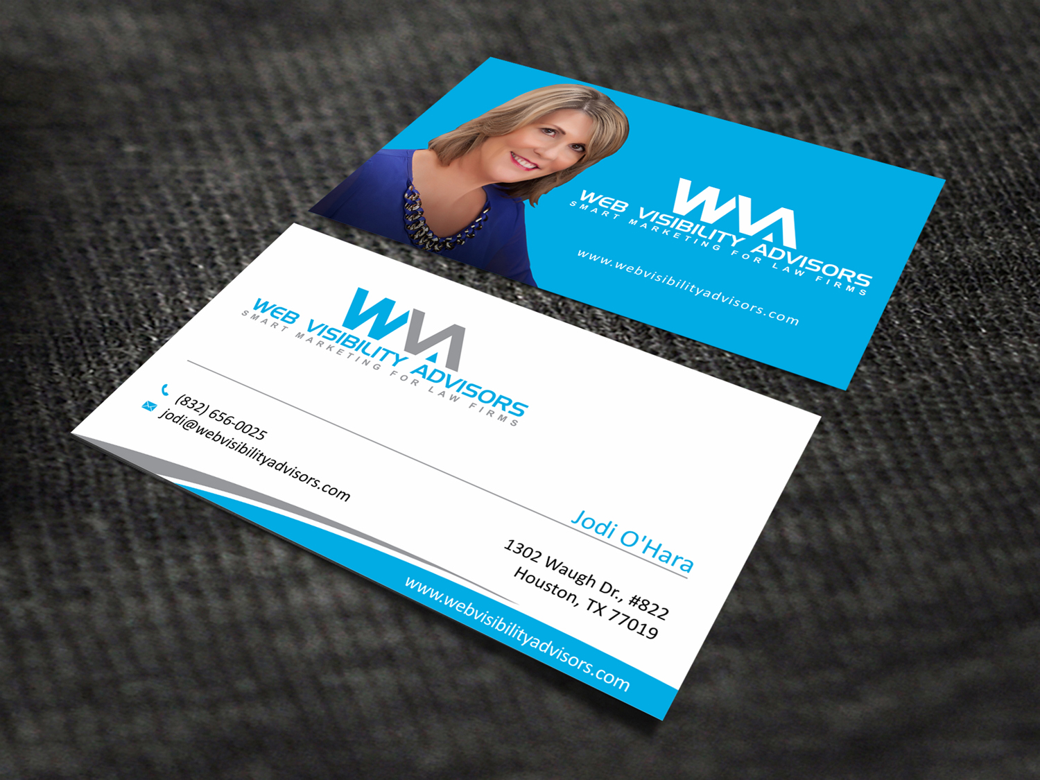 Design de Carte de Visite par SKYdesign pour Web Visibility Advisors | Design #12727356