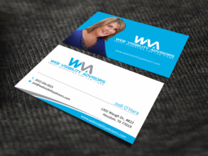 Design de Carte de Visite par SKYdesign pour Web Visibility Advisors | Design : #12727356