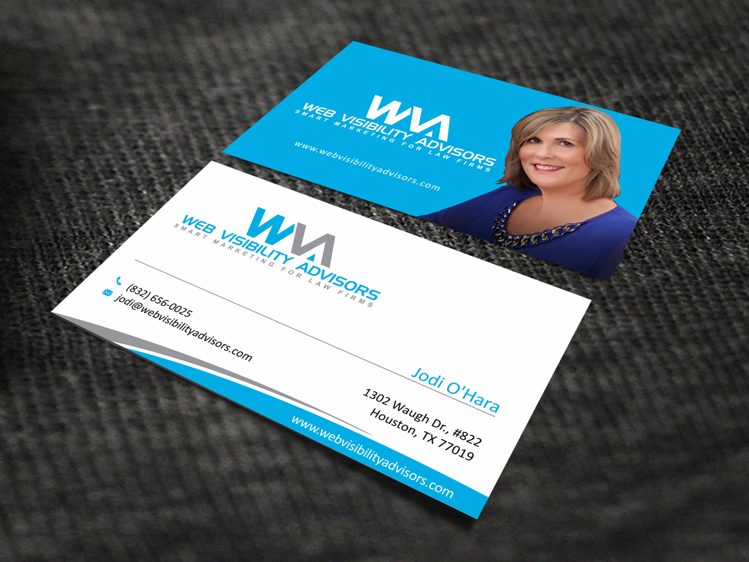 Diseño de Tarjeta de Presentación por SKYdesign para Web Visibility Advisors | Diseño #12727357