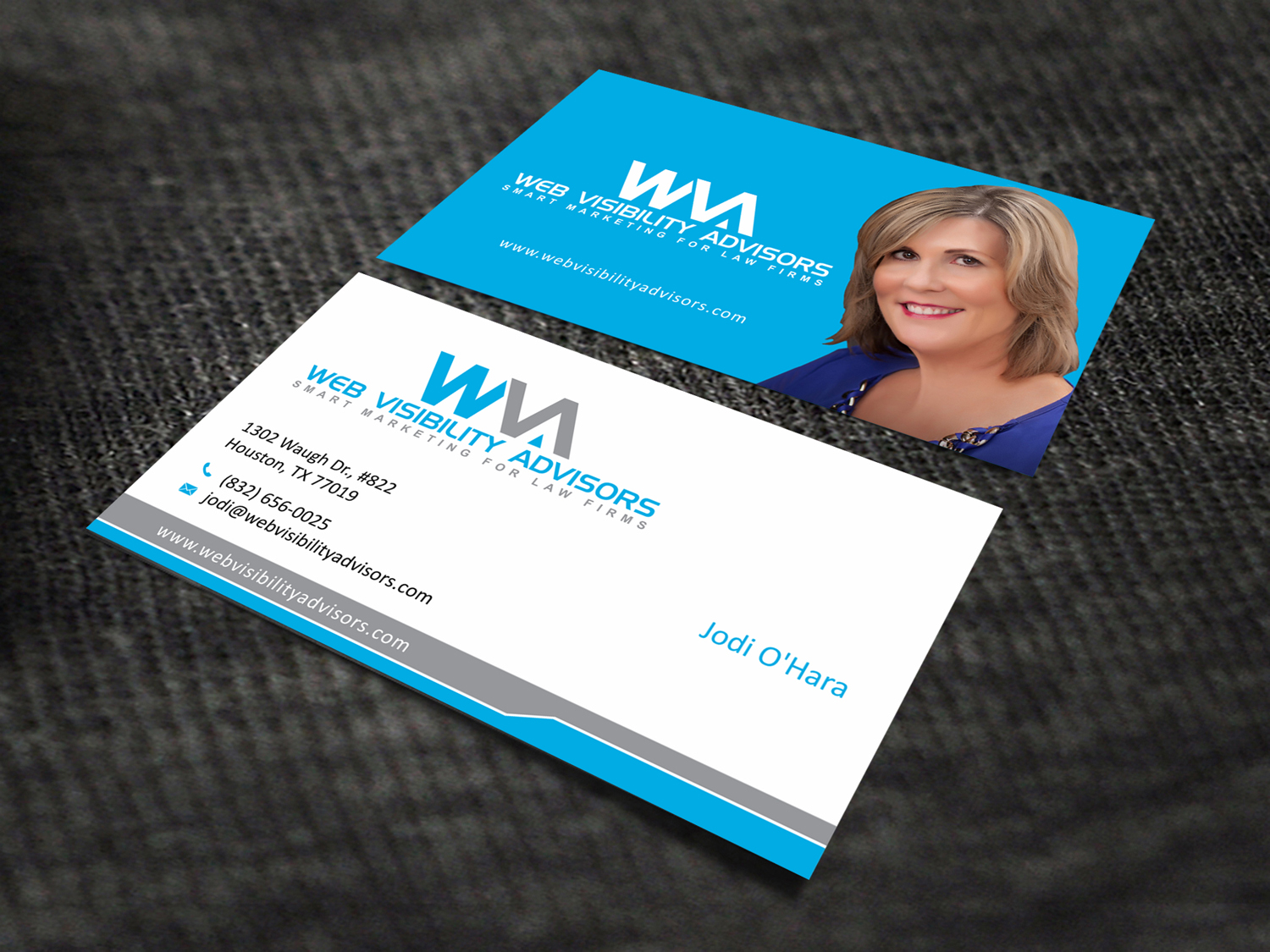 Diseño de Tarjeta de Presentación por SKYdesign para Web Visibility Advisors | Diseño #12727386