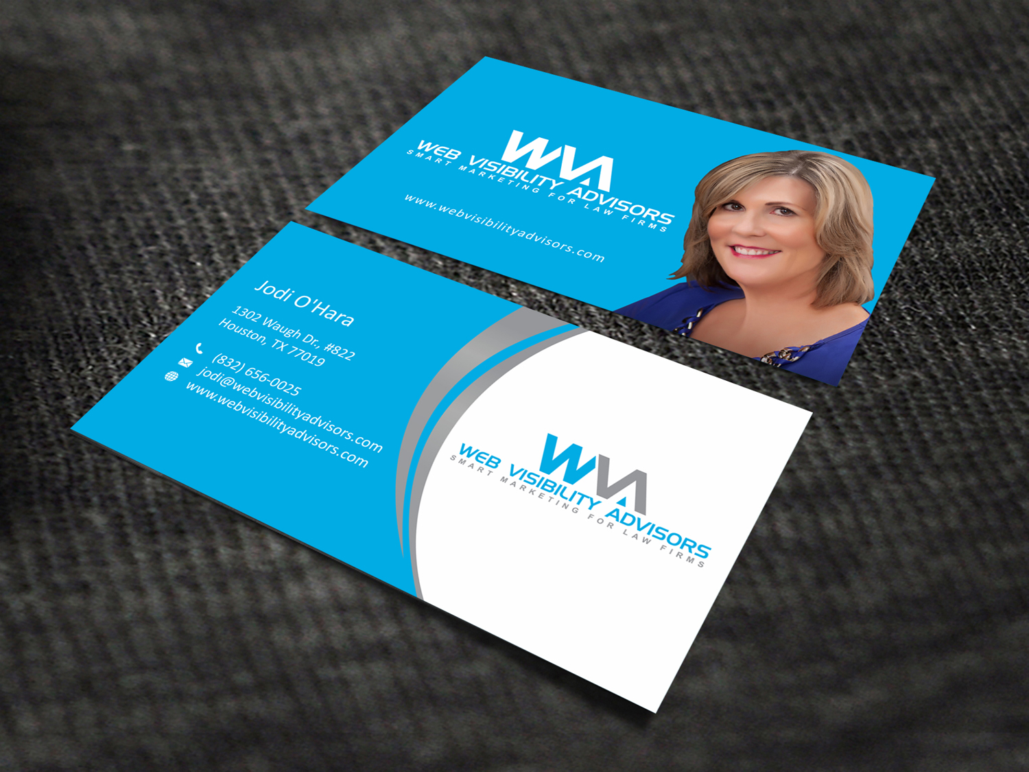 Diseño de Tarjeta de Presentación por SKYdesign para Web Visibility Advisors | Diseño #12727396