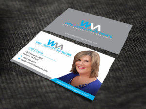 Design de Carte de Visite par SKYdesign pour Web Visibility Advisors | Design : #12727488