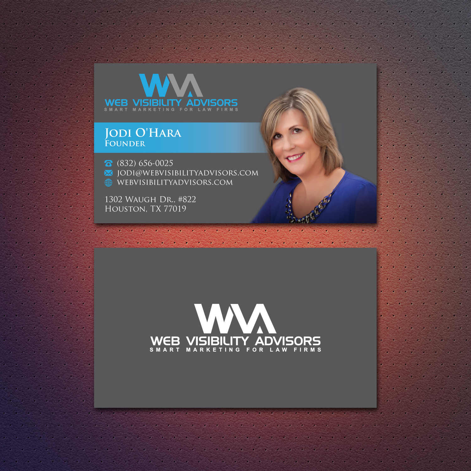 Business Card Design by Dezero for Web Visibility Advisors | Design #12722288