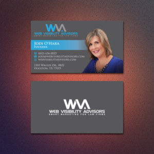 Design de Carte de Visite par Dezero pour Web Visibility Advisors | Design : #12722288