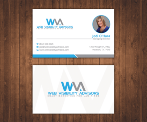 Visitenkarten-Design von Stylez Designz für Web Visibility Advisors | Design: #12768862