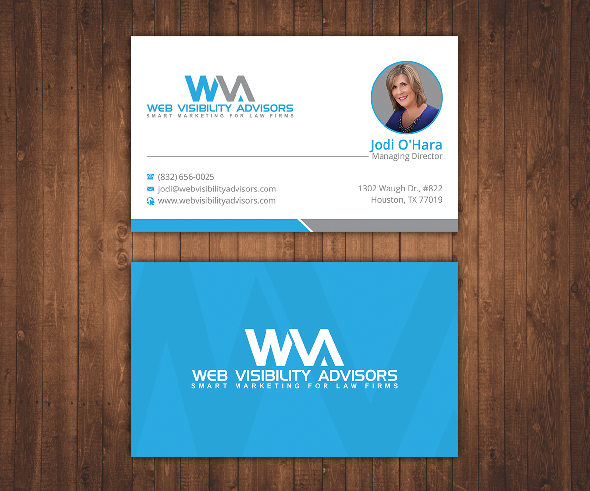 Visitenkarten-Design von Stylez Designz für Web Visibility Advisors | Design #12768863