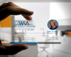Business Card Design by Stylez Designz for Web Visibility Advisors | Design: #12768865