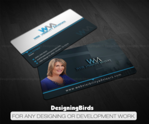 Business Card Design by Designing Birds for Web Visibility Advisors | Design: #12736235