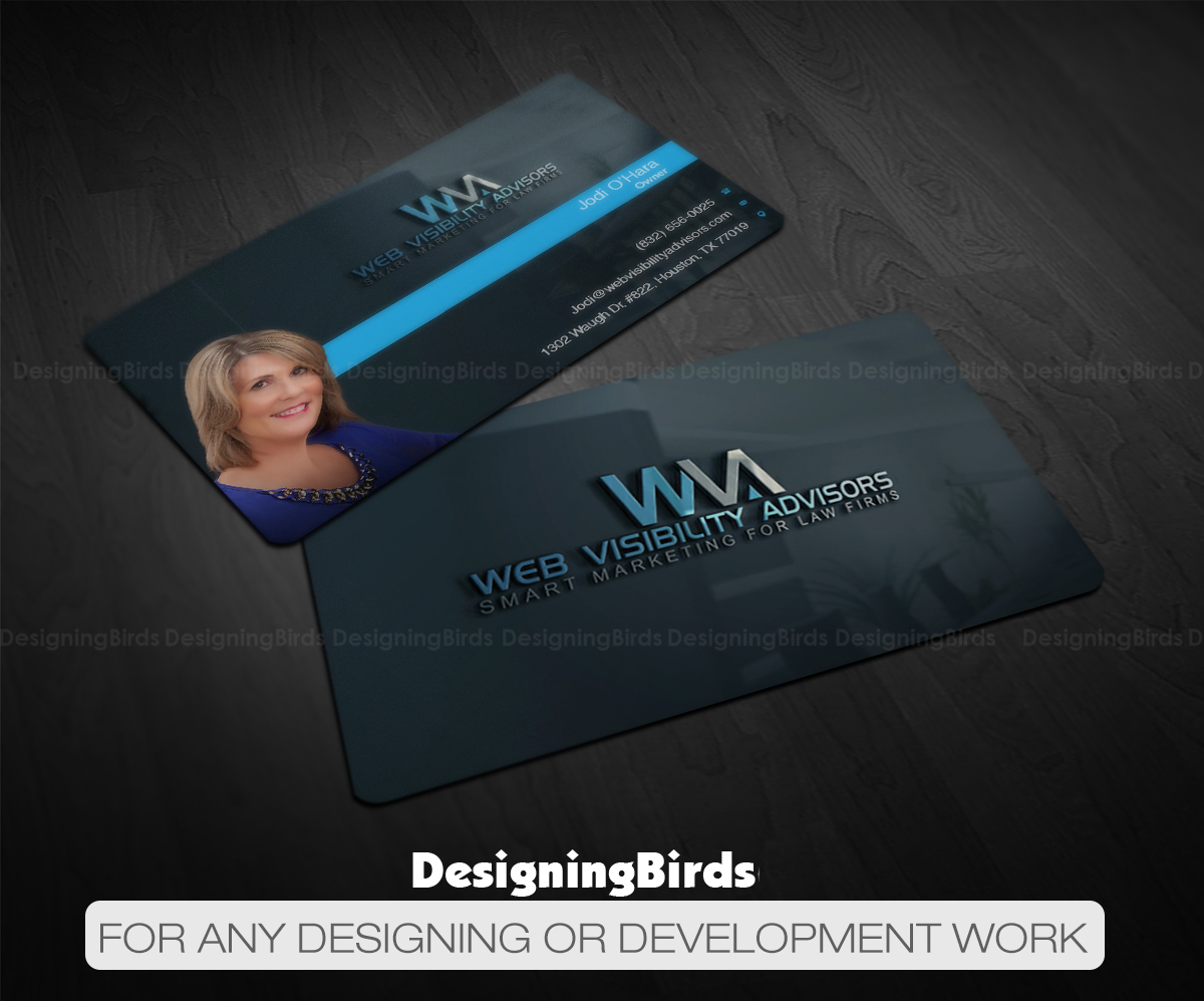 Design de Carte de Visite par Designing Birds pour Web Visibility Advisors | Design #12737991