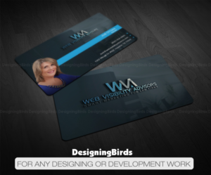Design de Carte de Visite par Designing Birds pour Web Visibility Advisors | Design : #12737991