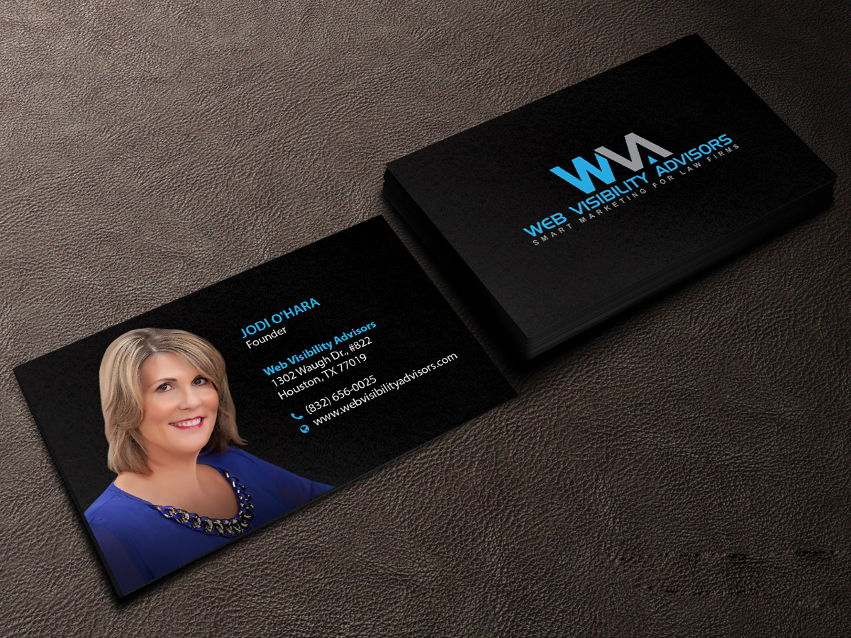 Business Card Design by Creations Box 2015 for Web Visibility Advisors | Design #12732460