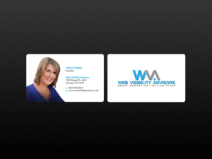 Business Card Design by Creations Box 2015 for Web Visibility Advisors | Design: #12732463