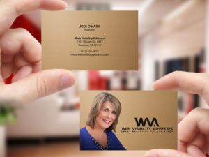 Business Card Design by Creations Box 2015 for Web Visibility Advisors | Design: #12732466