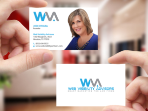 Business Card Design by Creations Box 2015 for Web Visibility Advisors | Design: #12732467