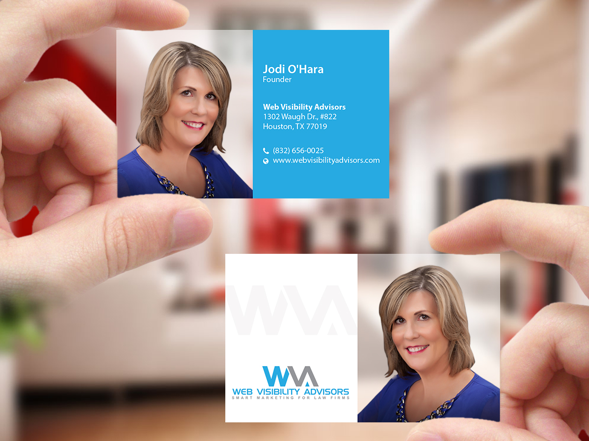 Business Card Design by Creations Box 2015 for Web Visibility Advisors | Design #12732468