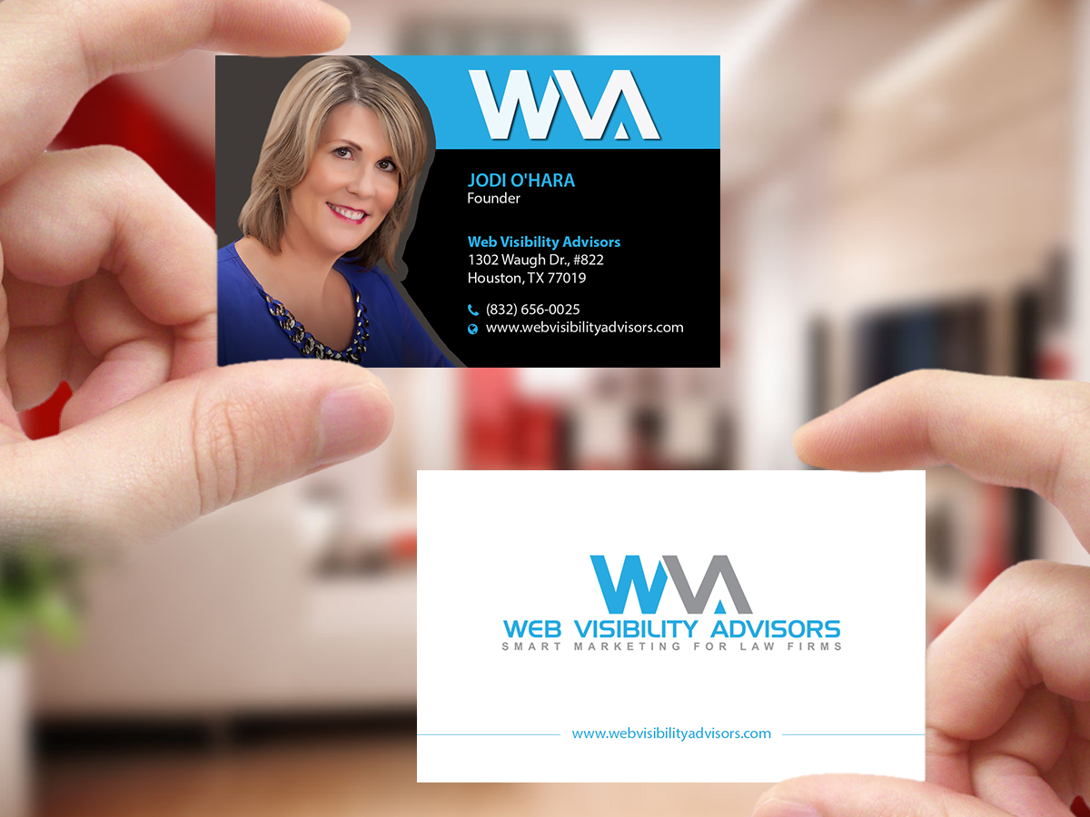 Business Card Design by Creations Box 2015 for Web Visibility Advisors | Design #12732470