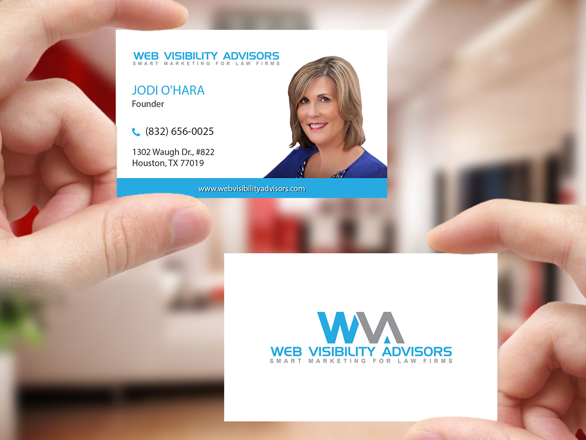 Diseño de Tarjeta de Presentación por Creations Box 2015 para Web Visibility Advisors | Diseño #12732471