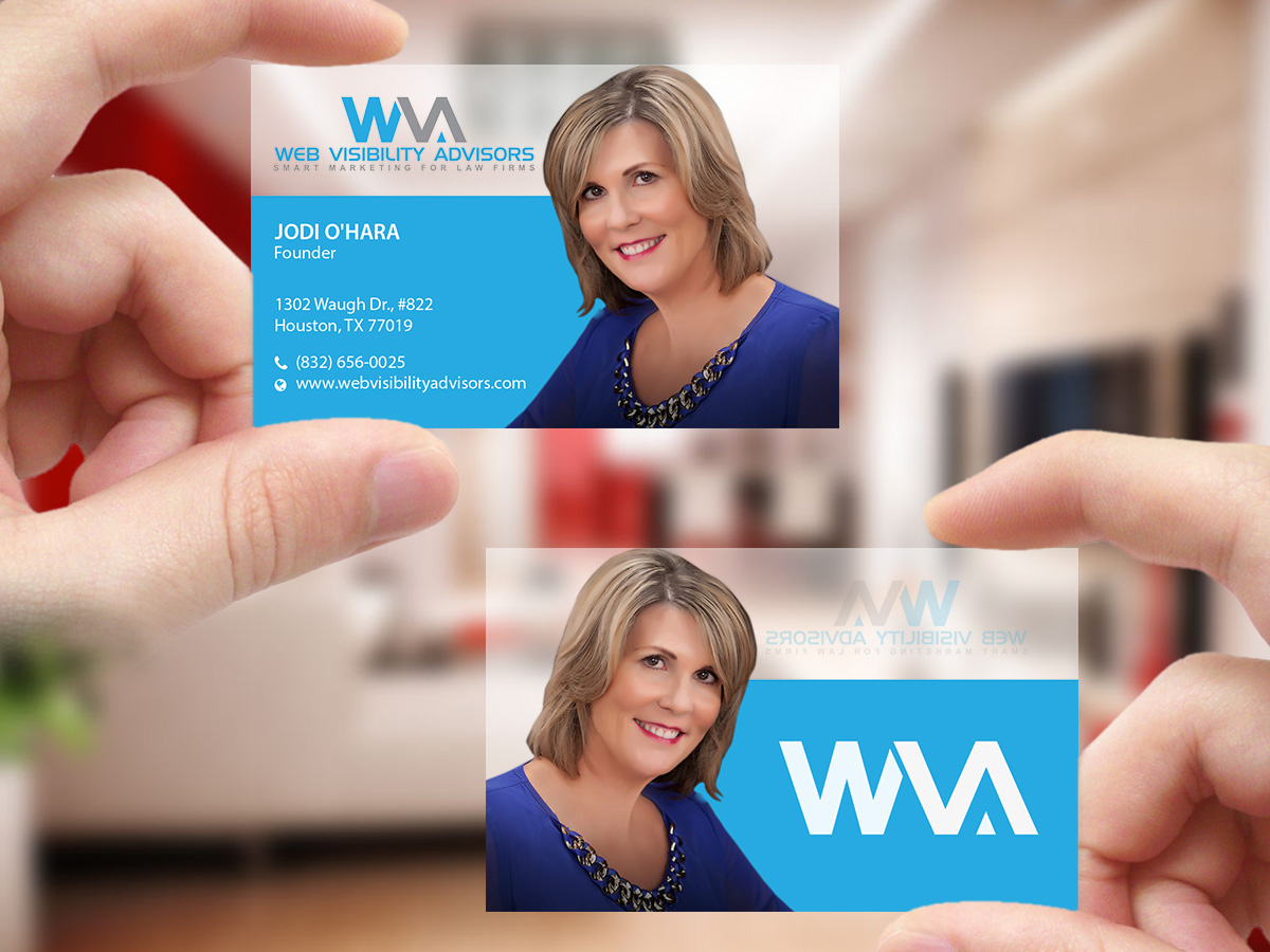 Business Card Design by Creations Box 2015 for Web Visibility Advisors | Design #12732472