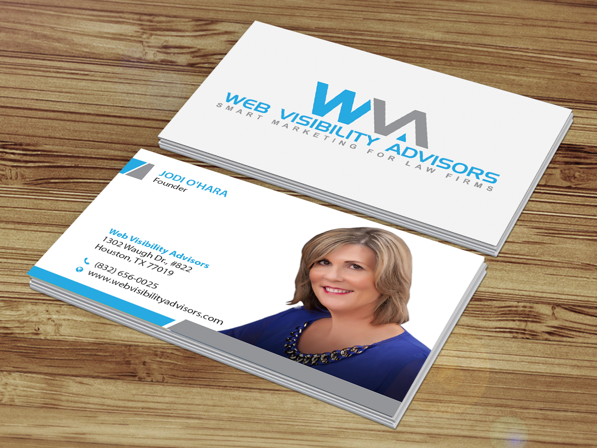 Diseño de Tarjeta de Presentación por Creations Box 2015 para Web Visibility Advisors | Diseño #12732473