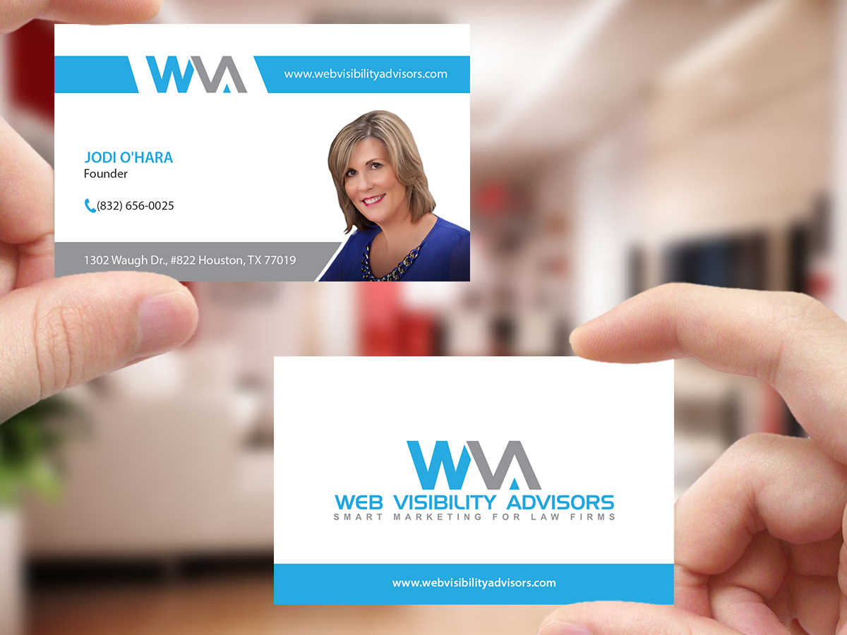 Business Card Design by Creations Box 2015 for Web Visibility Advisors | Design #12732477