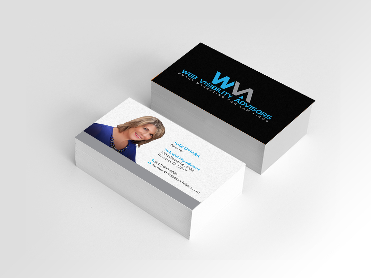 Diseño de Tarjeta de Presentación por Creations Box 2015 para Web Visibility Advisors | Diseño #12732483