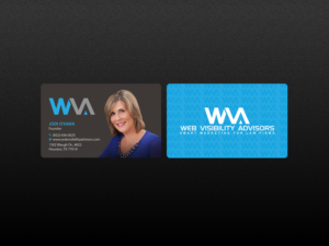 Business Card Design by Creations Box 2015 for Web Visibility Advisors | Design: #12732484