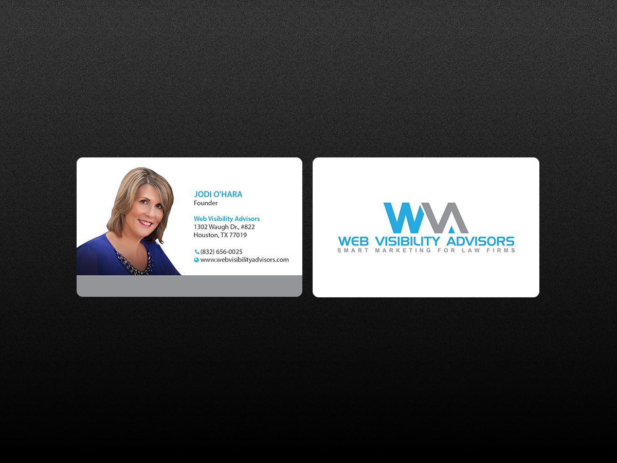 Business Card Design by Creations Box 2015 for Web Visibility Advisors | Design #12732485