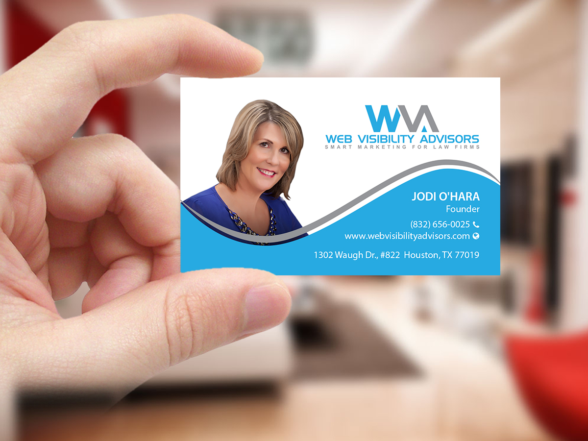 Diseño de Tarjeta de Presentación por Creations Box 2015 para Web Visibility Advisors | Diseño #12732550