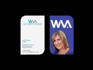 Business Card Design by Creations Box 2015 for Web Visibility Advisors | Design: #12732611