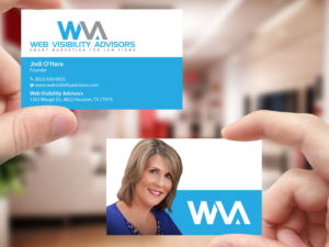 Business Card Design by Creations Box 2015 for Web Visibility Advisors | Design: #12732613