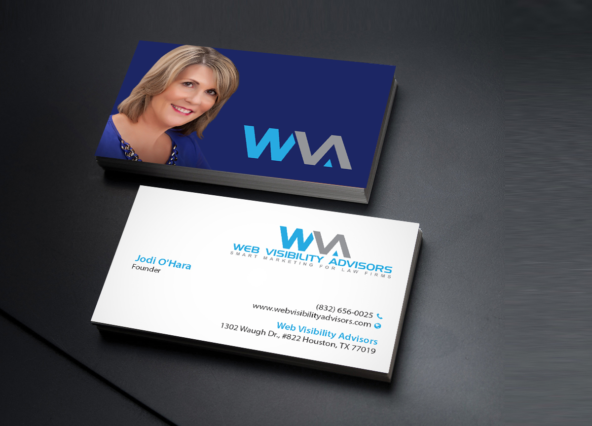 Business Card Design by Creations Box 2015 for Web Visibility Advisors | Design #12732621