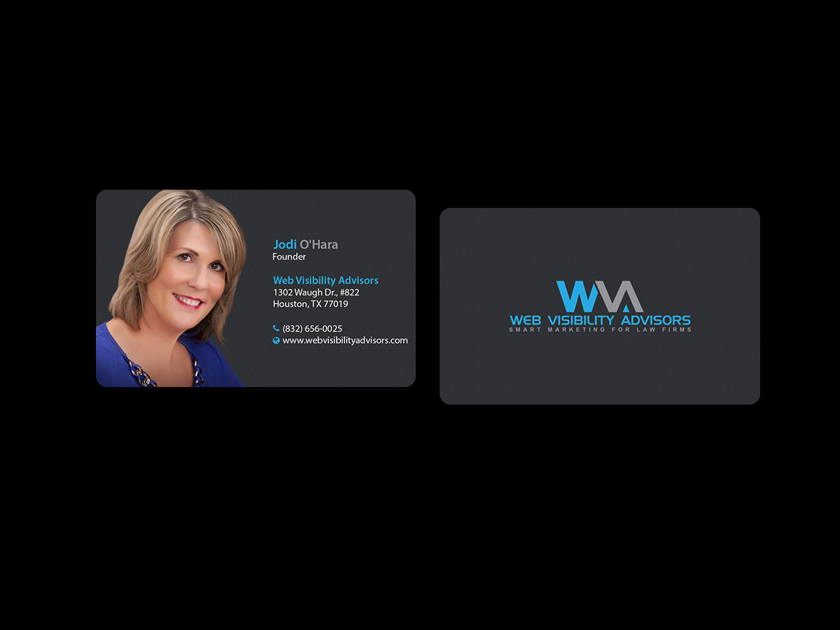Business Card Design by Creations Box 2015 for Web Visibility Advisors | Design #12732622
