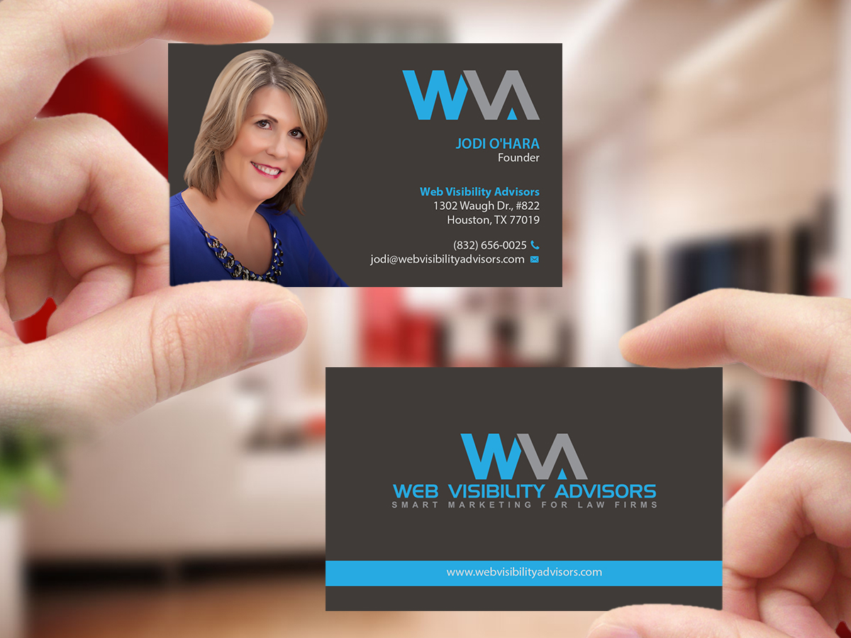 Diseño de Tarjeta de Presentación por Creations Box 2015 para Web Visibility Advisors | Diseño #12732831