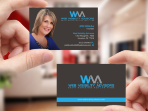 Business Card Design by Creations Box 2015 for Web Visibility Advisors | Design: #12732832