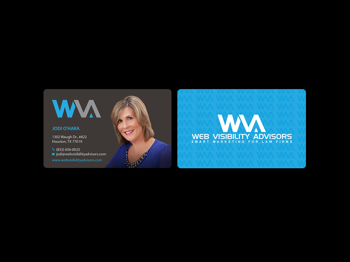 Business Card Design by Creations Box 2015 for Web Visibility Advisors | Design #12778464