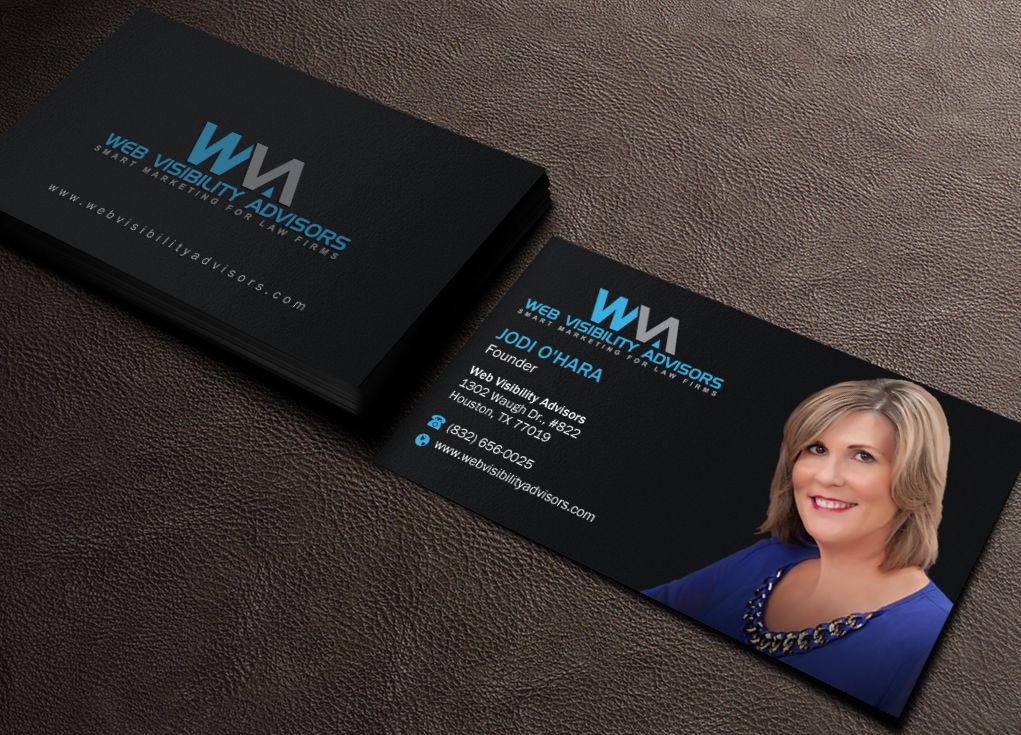Design de Carte de Visite par Brand aid pour Web Visibility Advisors | Design #12735474