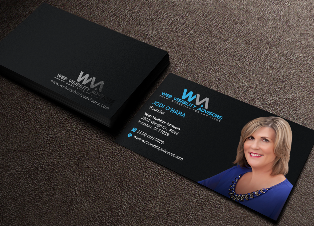 Business Card Design by Brand aid for Web Visibility Advisors | Design #12735475