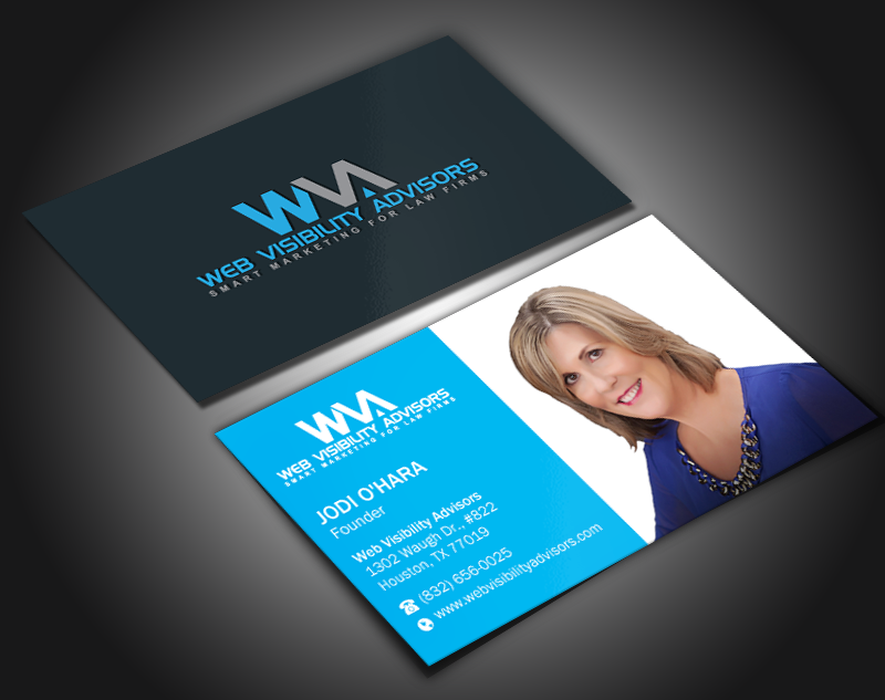 Business Card Design by Brand aid for Web Visibility Advisors | Design #12735481