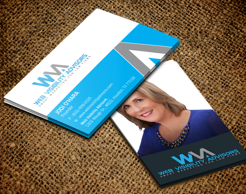 Design de Carte de Visite par Brand aid pour Web Visibility Advisors | Design #12735485