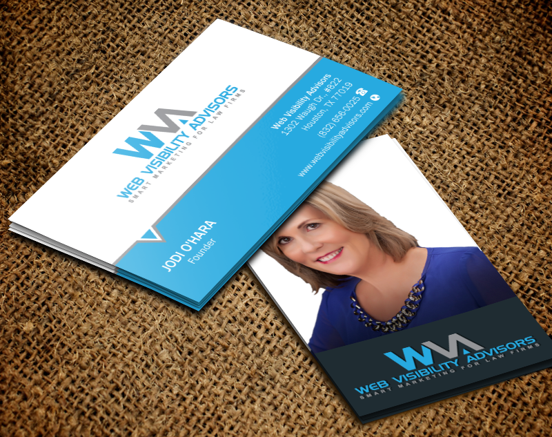 Visitenkarten-Design von Brand aid für Web Visibility Advisors | Design #12737377