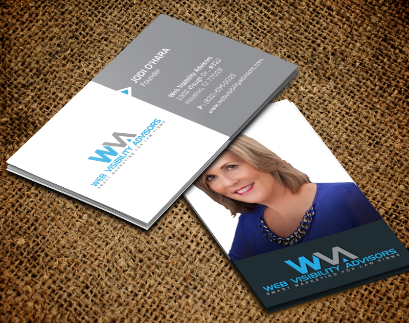Business Card Design by Brand aid for Web Visibility Advisors | Design #12737378