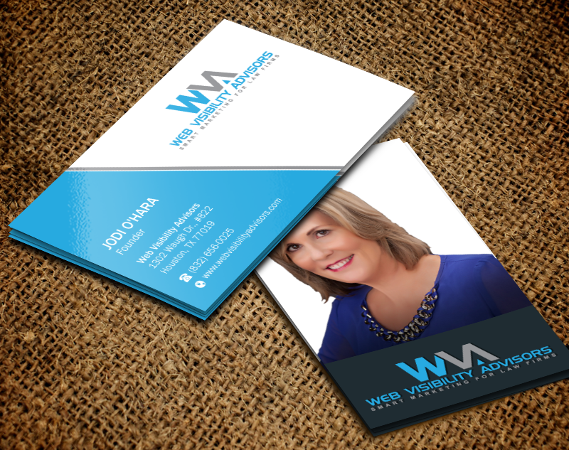 Business Card Design by Brand aid for Web Visibility Advisors | Design #12737380