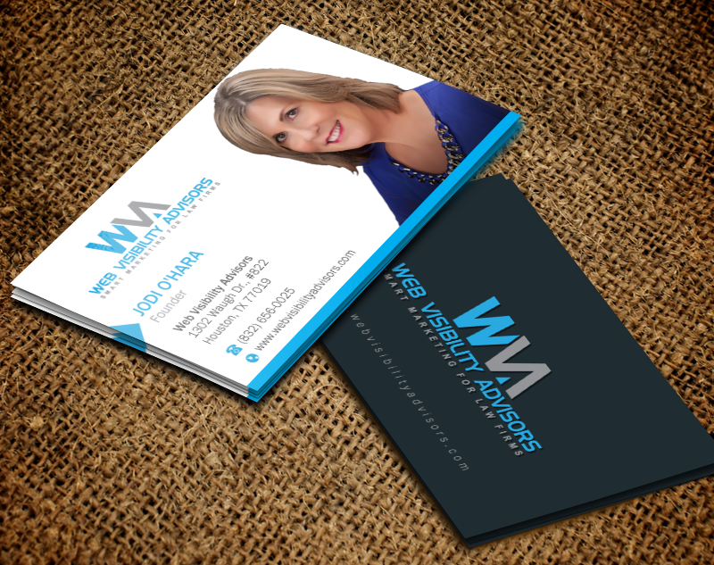 Business Card Design by Brand aid for Web Visibility Advisors | Design #12737381