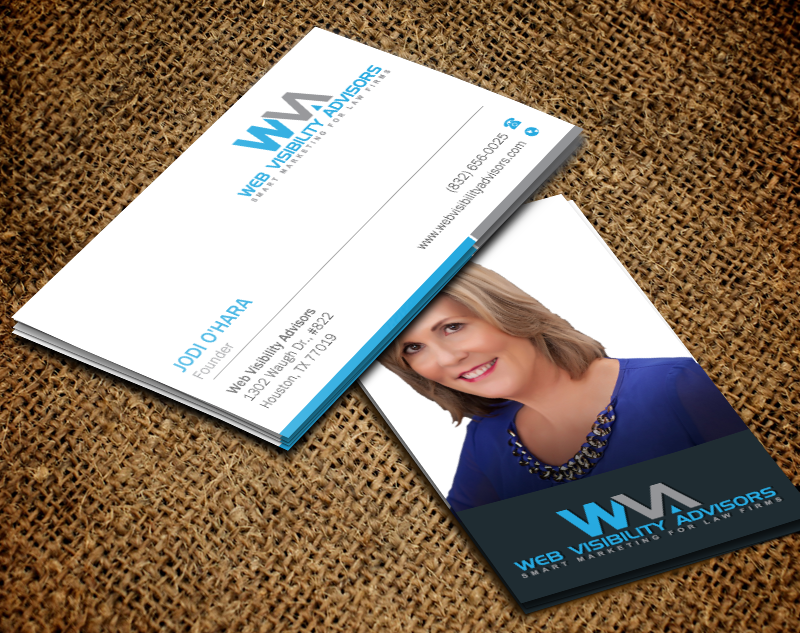 Business Card Design by Brand aid for Web Visibility Advisors | Design #12737383
